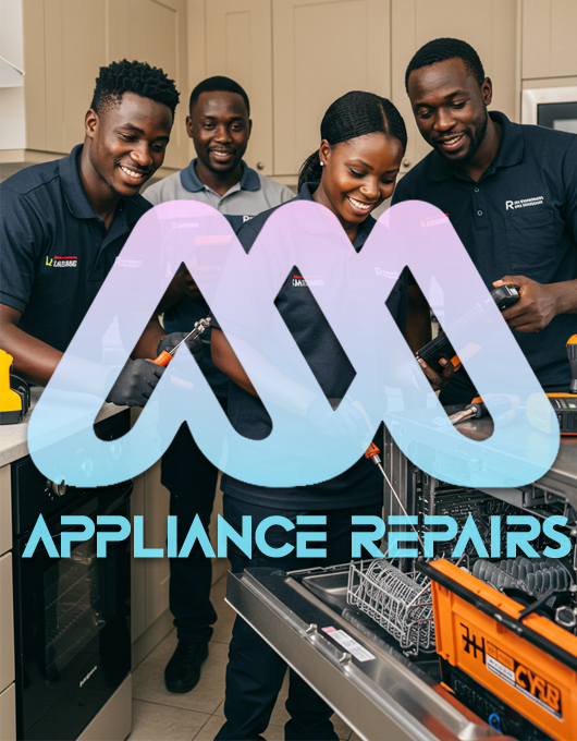 AAA Appliance Repairs technician servicing washing machine in Harare Zimbabwe